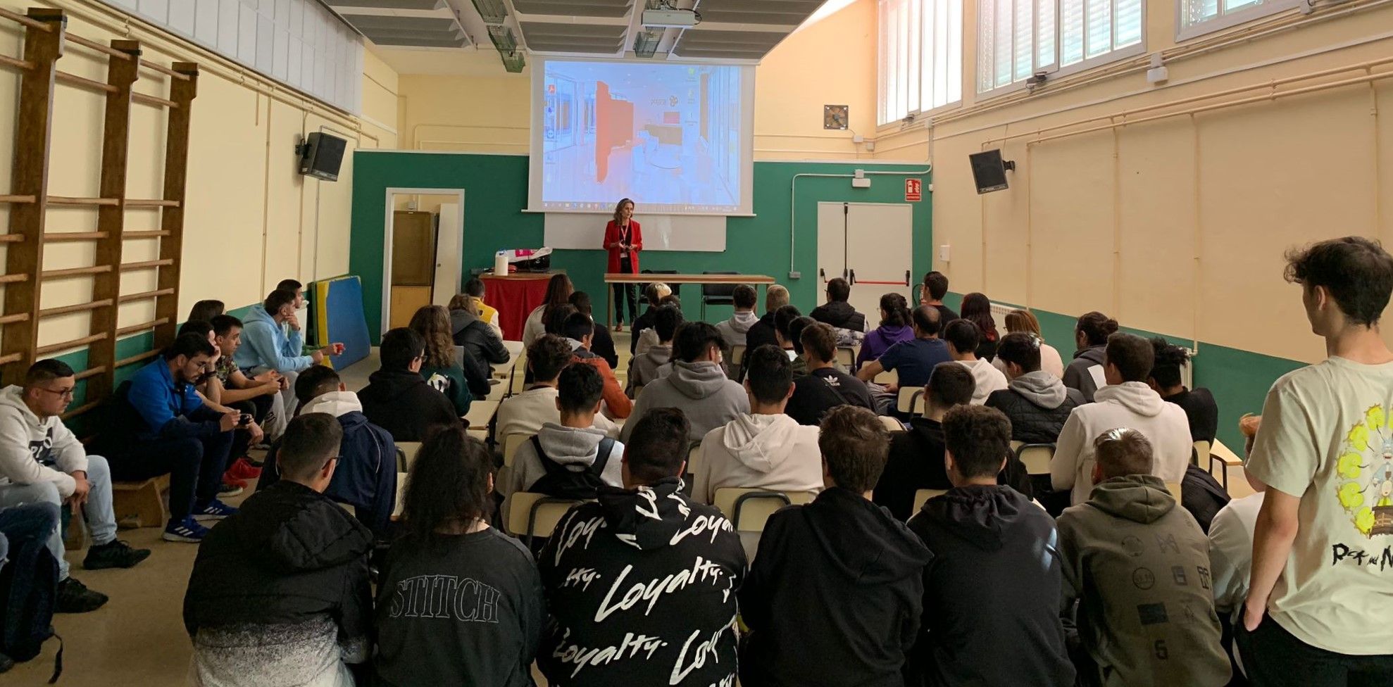 Presentación de Proconsi en el Instituto San Andrés para el fomento del empleo técnico y las vocaciones digitales