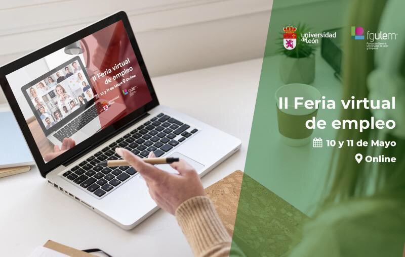 Cartel promocional de Proconsi para la II Feria Virtual de Empleo Online