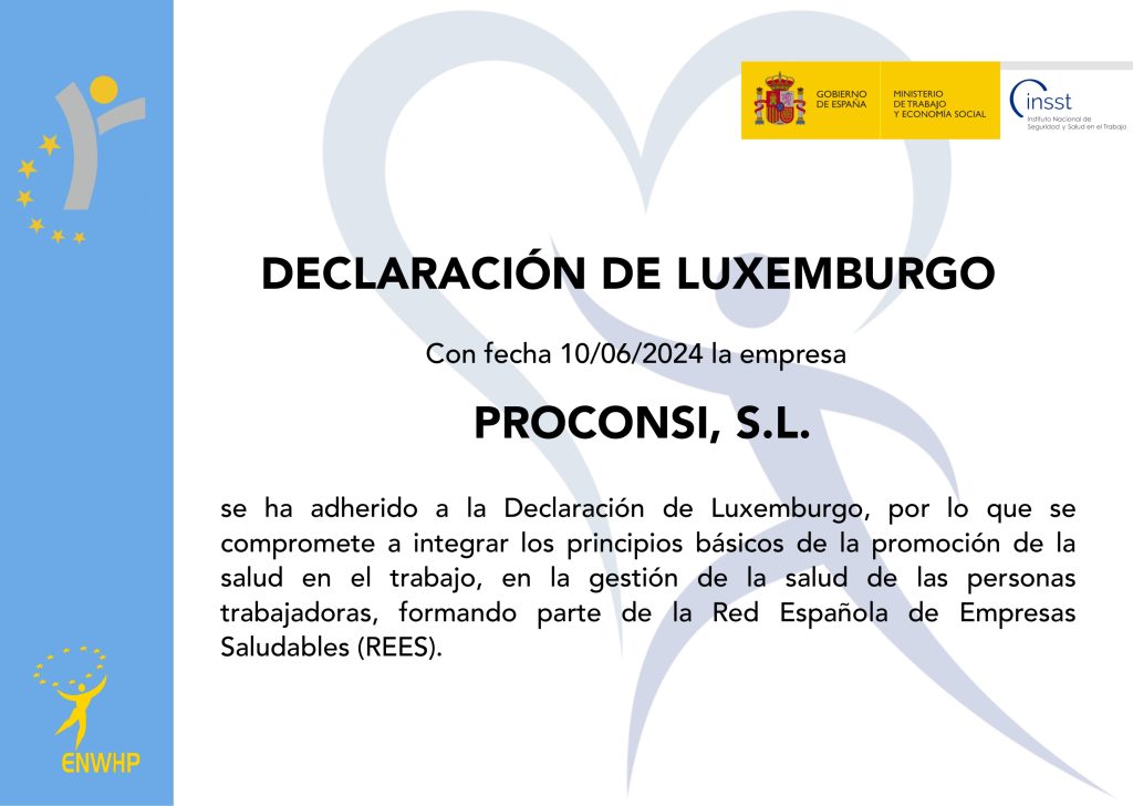 Declaración Luxemburgo