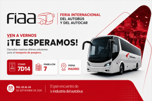 Cartel de Proconsi en la feria FIAA